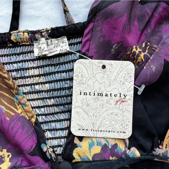 NEW NWT Free People Intimacy Wanderlust Floral Bodysuit Sheer Corset Size Small - Picture 13 of 16